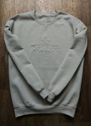 Бежевий чоловічий світшот chanel розмір м