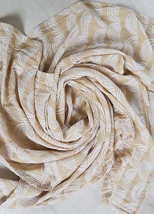 Легкий хлопковый большой платок