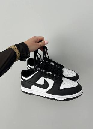 Nike sb dunk low black/white premium 🔂2 фото