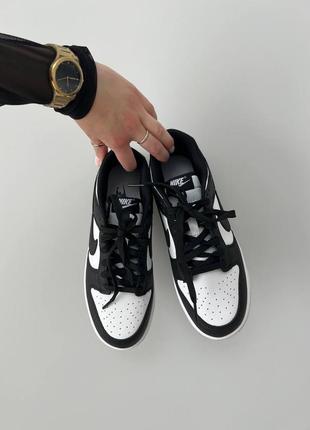 Nike sb dunk low black/white premium 🔂3 фото