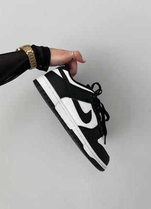 Nike sb dunk low black/white premium 🔂4 фото