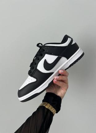 Nike sb dunk low black/white premium 🔂8 фото