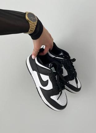 Nike sb dunk low black/white premium 🔂5 фото