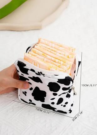 Косметичка для хранения тампонов, прокладок и др. женских мелочей, сумка-органайзер для прокладок