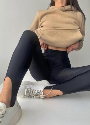 Женские лосины со штрипками на резинке "octavio" <unk> норма и батал <unk> распродаж модели