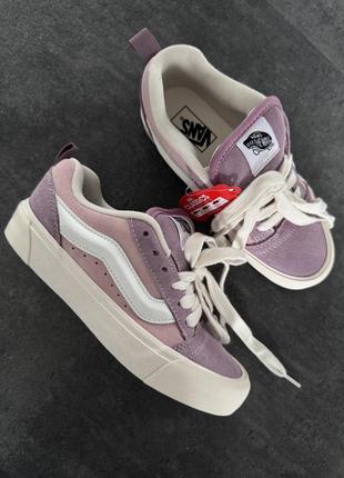 Кросівки vans knu  pink / lilac premium