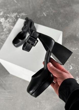 Туфлі жіночі merica чорні екошкіра преміум якості  код: 8180/лш матеріал: екошкіра преміум якості ко3 фото