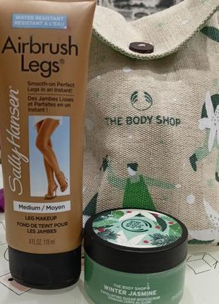 Жидкие колготки sally hanson+body shop 🧡🤎