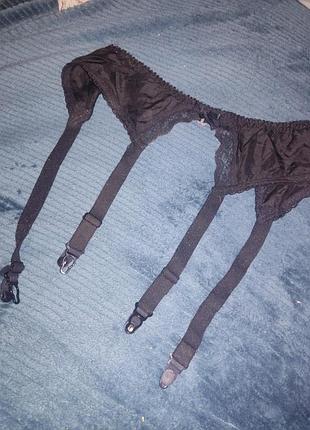 Винтажный шелковый пояс пасок для чулок