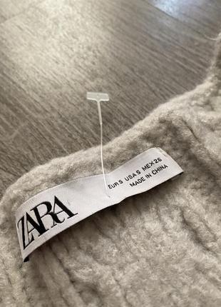 Трендовая вязанная жилетка от zara8 фото