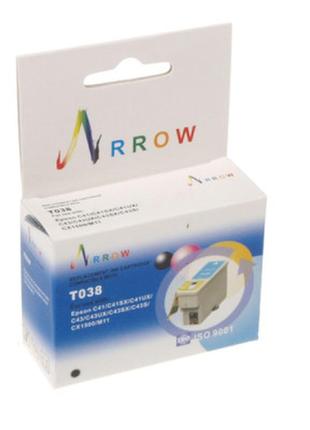 Картридж arrow epson stylus c41/c43/c45 black (t038)