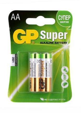 Батарейка gp aa lr6 super alcaline * 2 (15a-u2 / 4891199000027)