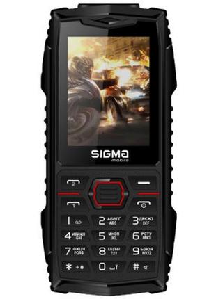 Мобільний телефон sigma x-treme az68 black red (4827798374924)
