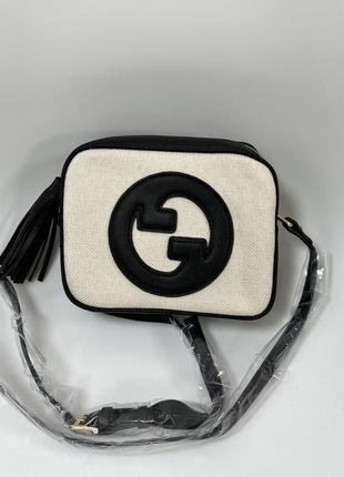 🔥 gucci blondie small shoulder bag cream/black