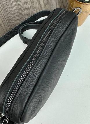 Женская кожаная сумочка клатч + женский кожаный ремень  подарочный комплект набор5 фото