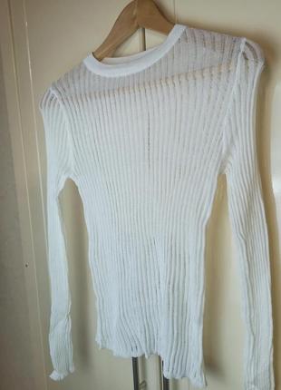 Лонг чорний прозорий