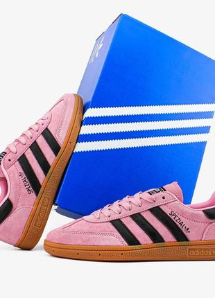 💎adidas handball spezial core black clear pink gum