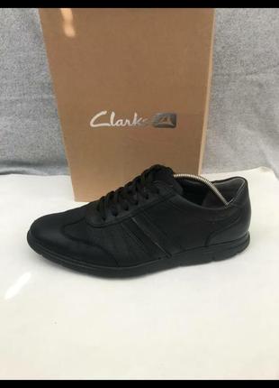 Clarks кожаные туфли кроссовки 43