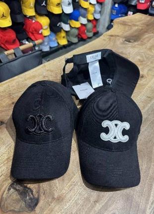 Брендовая кепка celine коттон унисекс размер универсальный