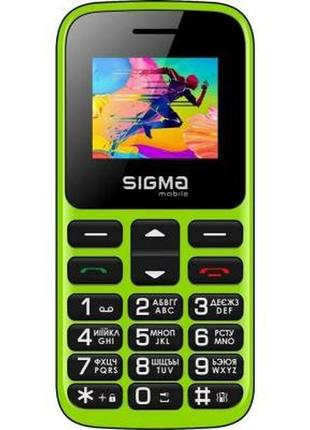 Мобільний телефон sigma comfort 50 hit2020 green (4827798120941)