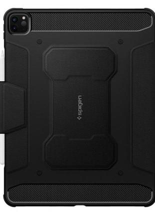 Чехол для планшета spigen apple ipad pro 11"(2022/2021/2020/2018) rugged armor pro, black (acs01024)