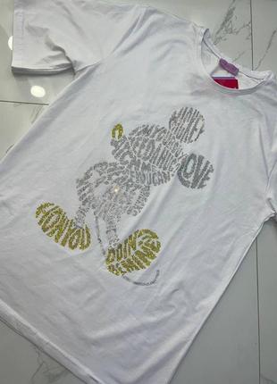 ❤️розпродаж   футболка  аплікація з термостразів, туреччина