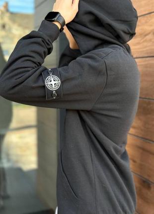 Zip-худи stone island