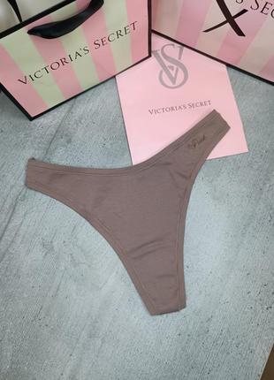 Стринги из хлопка. pink. victoria’s secret. оригинал 🇺🇸