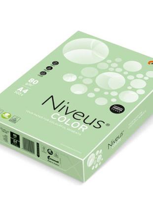 Бумага mondi niveus color pastel green a4, 80g, 500sh (a4.80.nvp.mg28.500)