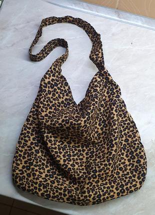 Шоппер леопардовый сумка леопард7 фото