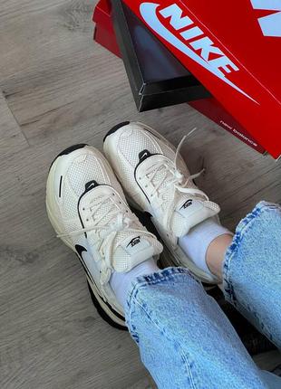 🌪️кроссовки nike v2k runtek beige🥷🏻