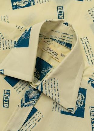 Vintage 70s canda long sleeve shirt  мужская рубашка