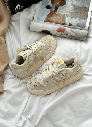 🩷кроссовки adidas forum beige🥷🏻