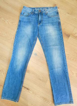 Джинсы мужские синие голубые прямые loft denim basic jeans man, размер s - м