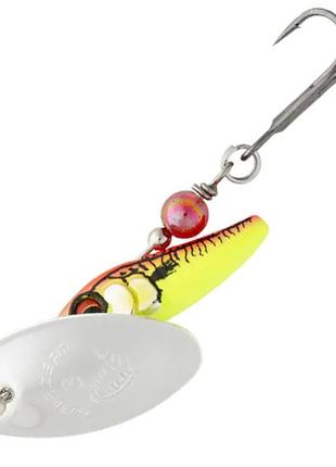 Блесна savage gear sticklebait spinner #3 9.1g silver red yellow