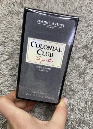 Jeanne arthes colonial club signature туалетна вода для чоловіків2 фото