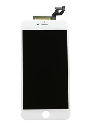 Дисплей iphone 6s plus в зборі з сенсором та рамкою white (on-cell)