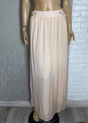 Длинная итальянская юбка на резинке италия promod, m