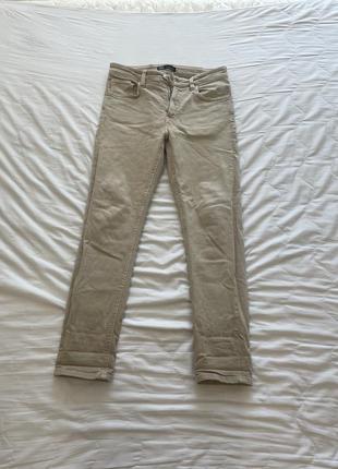 Бiжевi джинси zara m 40eu , 31 usa morocco fabric  skinny fit