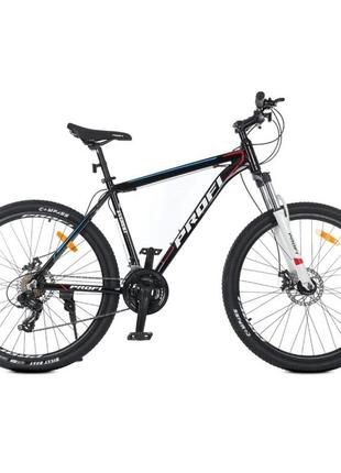 Велосипед  "everest" prof1 g275everest a275.127,5 д. алюм.рама 19 ", shimano 21sp, алюм.db, cs tz500, чорний