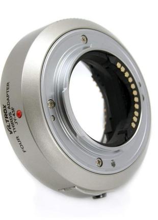 Автофокусный адаптер viltrox jy-43f (w) для объективов olympus 4/3 на камеры с байонетом micro 4/3 (olympus)