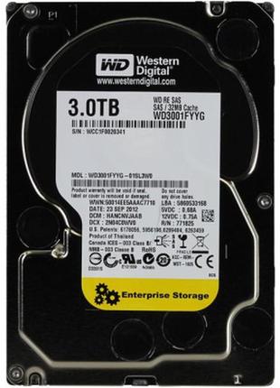 Жорсткий диск для сервера 3 tb wd (wd3001fyyg)