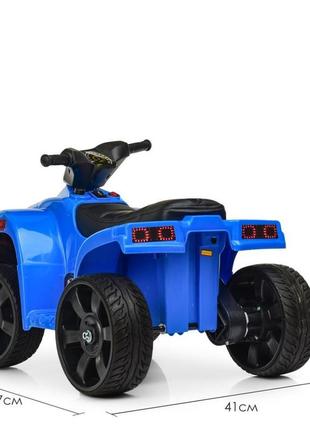 Дитячий електроквадроцикл bambi racer m 3893el-4 до 20 кг3 фото