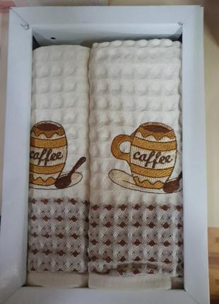 Набір кухонних вафельних рушників 2 шт