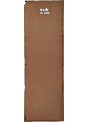 Килимок самонадувний skif outdoor specialist, 195x58x3.5 cm, khaki