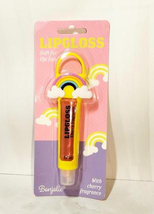 Детский блеск для губ радуга lip gloss15 мл.