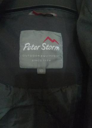 Куртка жіноча демісезонна peter storm, розмір м, чорна5 фото