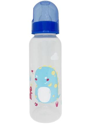 Пляшечка для годування "діно" mgz-0206(blue) 250 мл