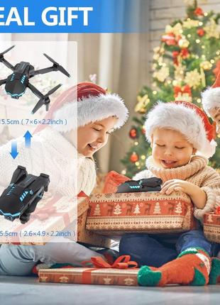 Детский квадрокоптер x6 – дрон с 4k камерой, fpv до 20 мин. полета  + кейс + скидка на доп акб10 фото