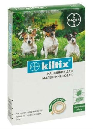 Kiltix килтикс ошейник от клещей и блох для маленьких собак 35см ( bayer )